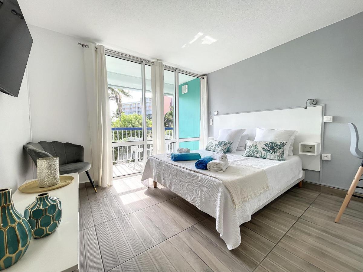 Blue Paradise Studio Avec Acces Privatif Plage Le Gosier  Extérieur photo